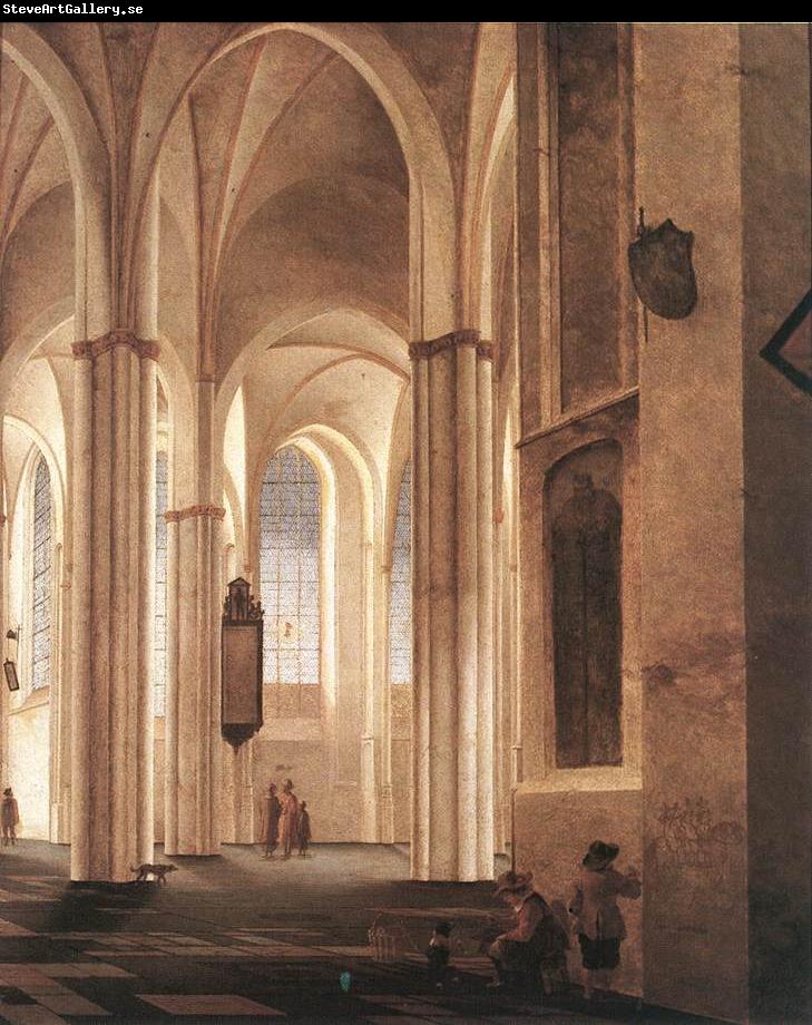 Pieter Jansz Saenredam The Interior of the Buurkerk at Utrecht